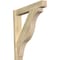 Ekena Millwork Funston Block Rough Sawn Outlooker, Douglas Fir, 6"W x 32"D x 36"H OUT06X32X36FST05RDF - alternate 1